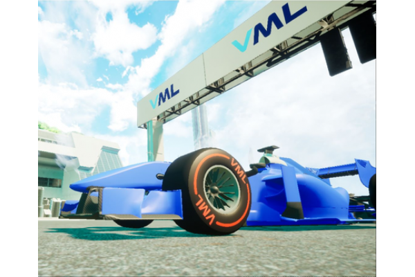 自動運転レースの画像