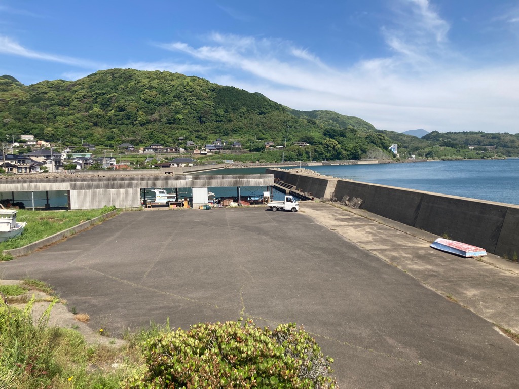 閑散とした音琴漁港（令和6年5月撮影）