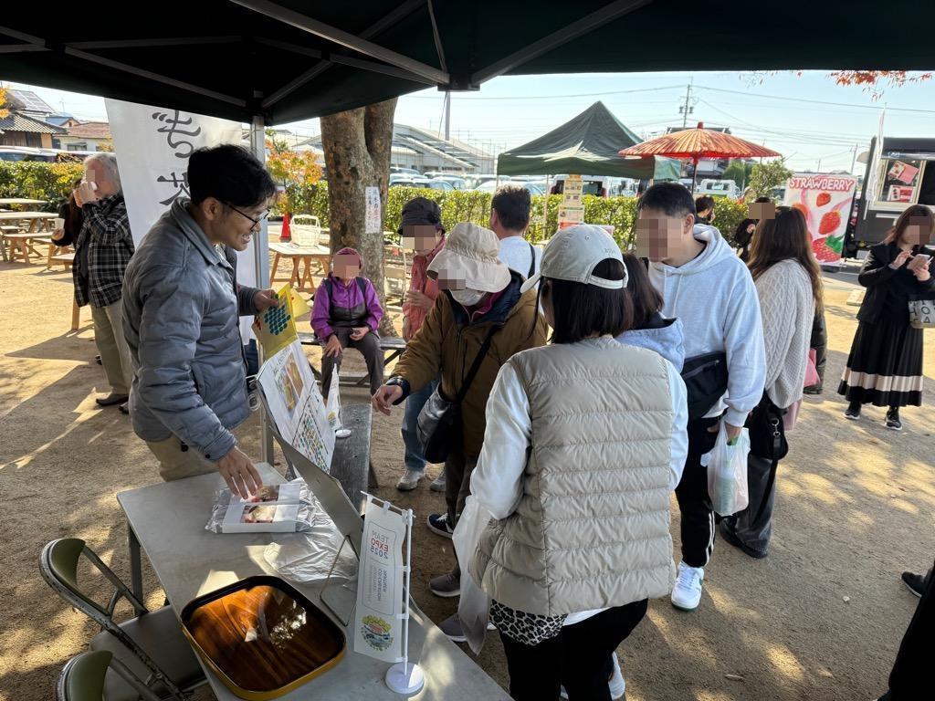道の駅彼杵の荘での試食会の様子